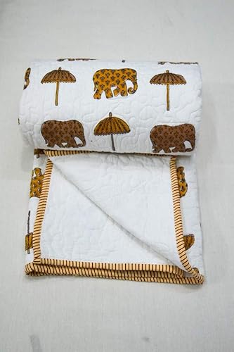 Miniatura 7 de Colcha india para bebé, hecha a mano, manta de tela de algodón, manta de decoración étnica