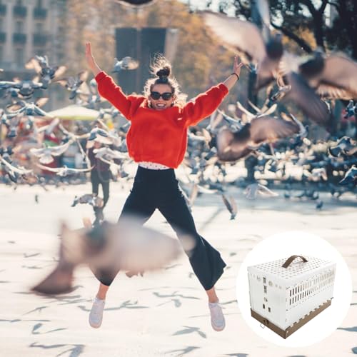 Cage d'oiseaux - Cage Pliable, Double Verrouillage, Transport de Transport d'oiseaux Portable | Lightweight Bird Carrier for Intérieur Travel Transporrt Yard Training Domestication Competition – Image 5