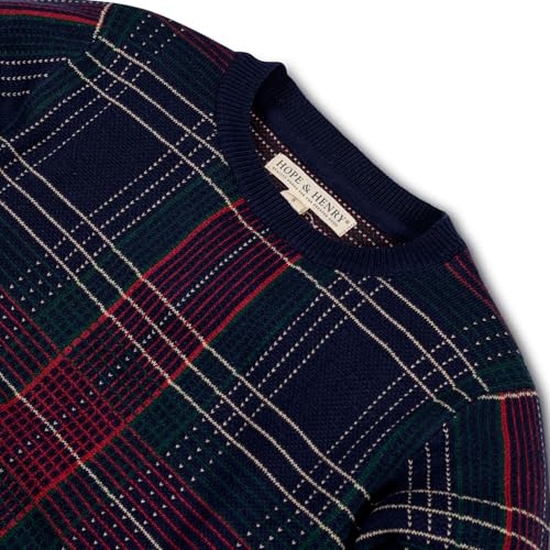 Image of Hope & Henry Boys' Long Sleeve Crew Neck Pullover Sweater