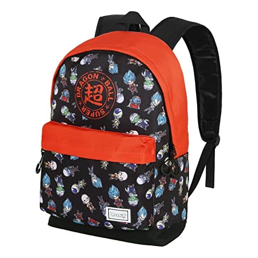 Dragon Ball (Bola de Dragón) Androids-Mochila ECO 2.0, Negro, 32 x 44 cm, Capacidad 22.5 L