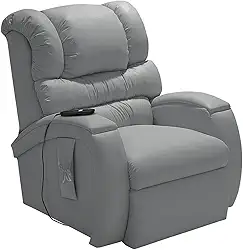 Poltrona do Papai Motorizada Imperial Zero Wall Reclinável Corano Cinza Conforto e Praticidade