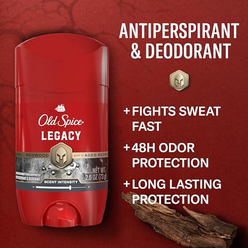 Old Spice Antiperspirant Deodorant for Men, 24/7 Sweat & Odor Protection, 24/7 Signature Scent & Lasting Freshness, Invisible Solid, Legacy with Coconut, Pine & Cedar Scent, 2.6 oz - image 2