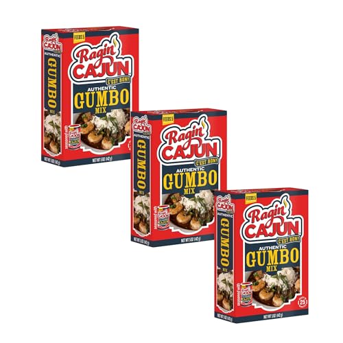 Ragin' Cajun Authentic Gumbo Mix - 5 oz Box, Pack