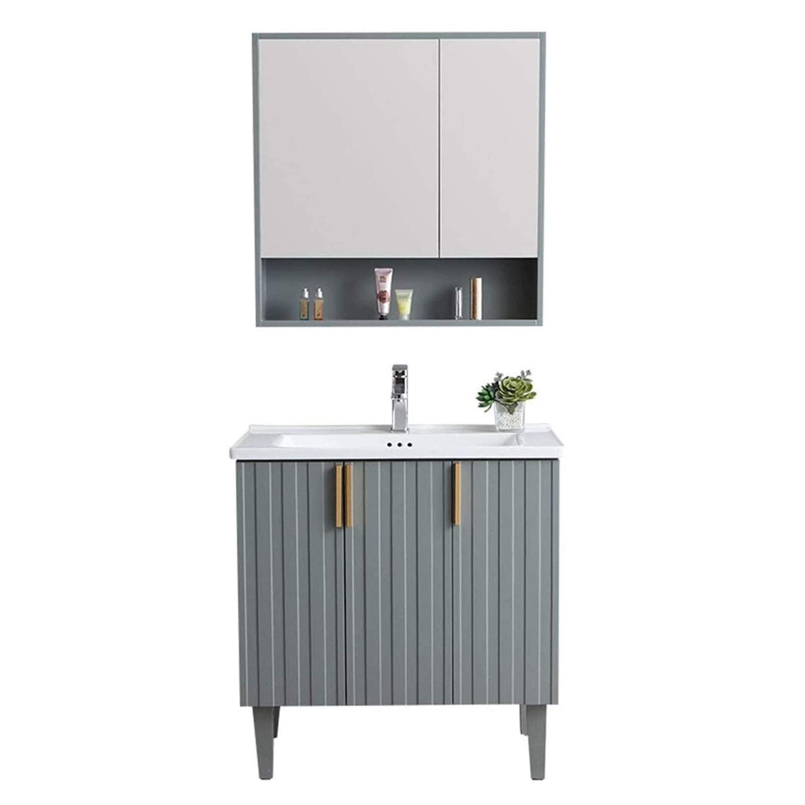 Buy Mirror Medicine Bathroom Combination Floor