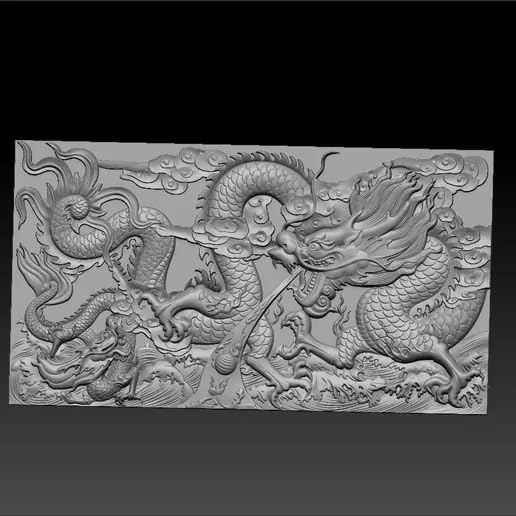 3D CUBES 3D Resin Printed Dragon Wall Art - Mythical Dragon Head Sculpture, Fantasy Wall Hanging Decor for Home, Office, Gaming Room & Gift,white 3