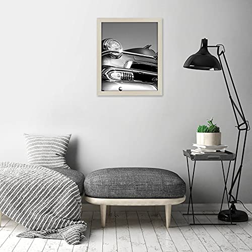 Americanflat 18x24 Poster Frame with Polished Plexiglass - Wide Picture Frames Made of Engineered Wood for Vertical or Horizontal Wall Display - Epic Collection - Light Wood