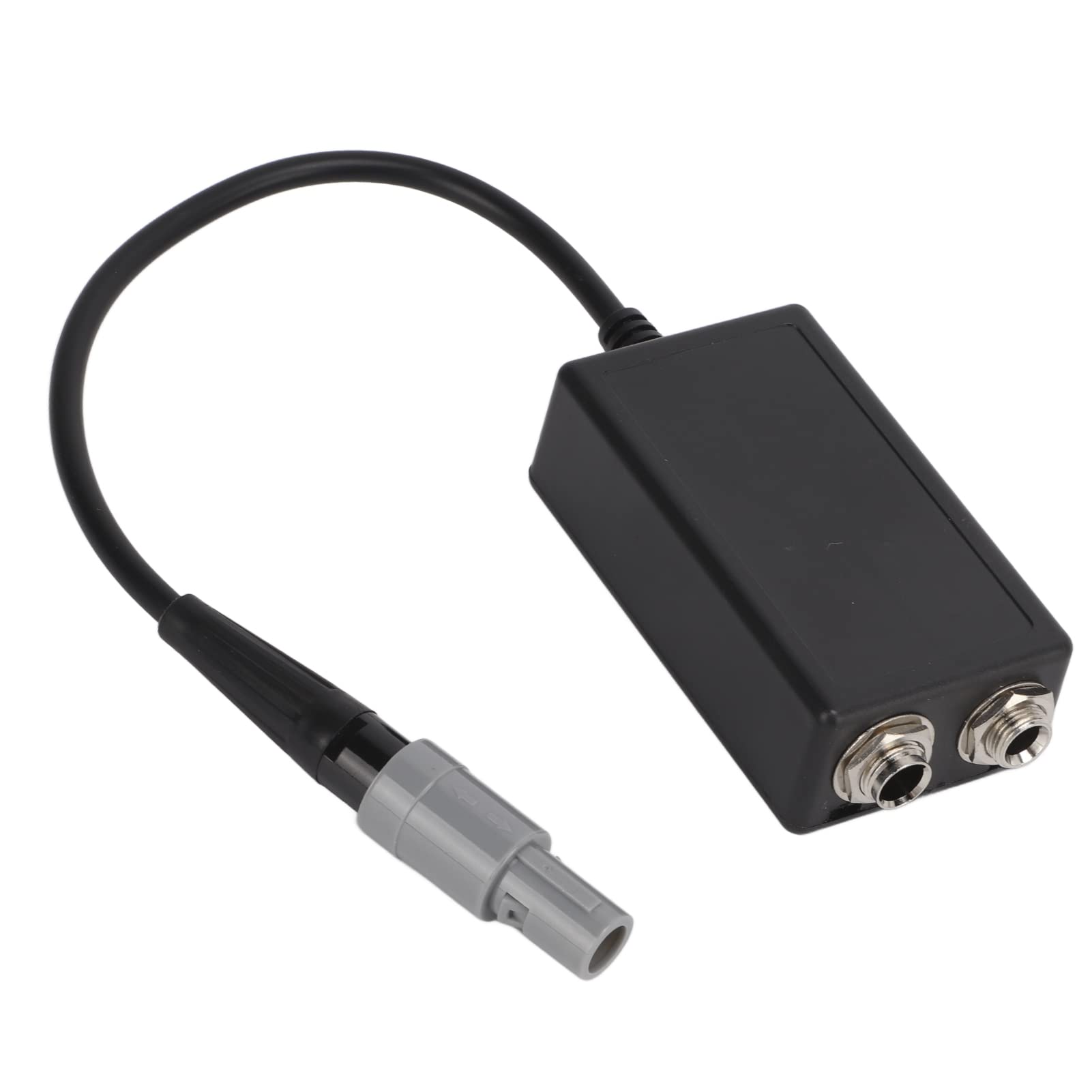 Adattatore per cuffie aeronautiche per aviazione generale, doppio connettore GA femmina a LEMO maschio a 6 pin, convertitore per cuffie durevole e versatile per piloti