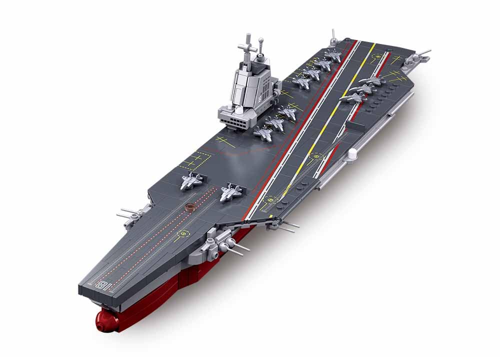 Sluban M38-B1211 ModelBricks- 1/700 Portaaviones Fujian