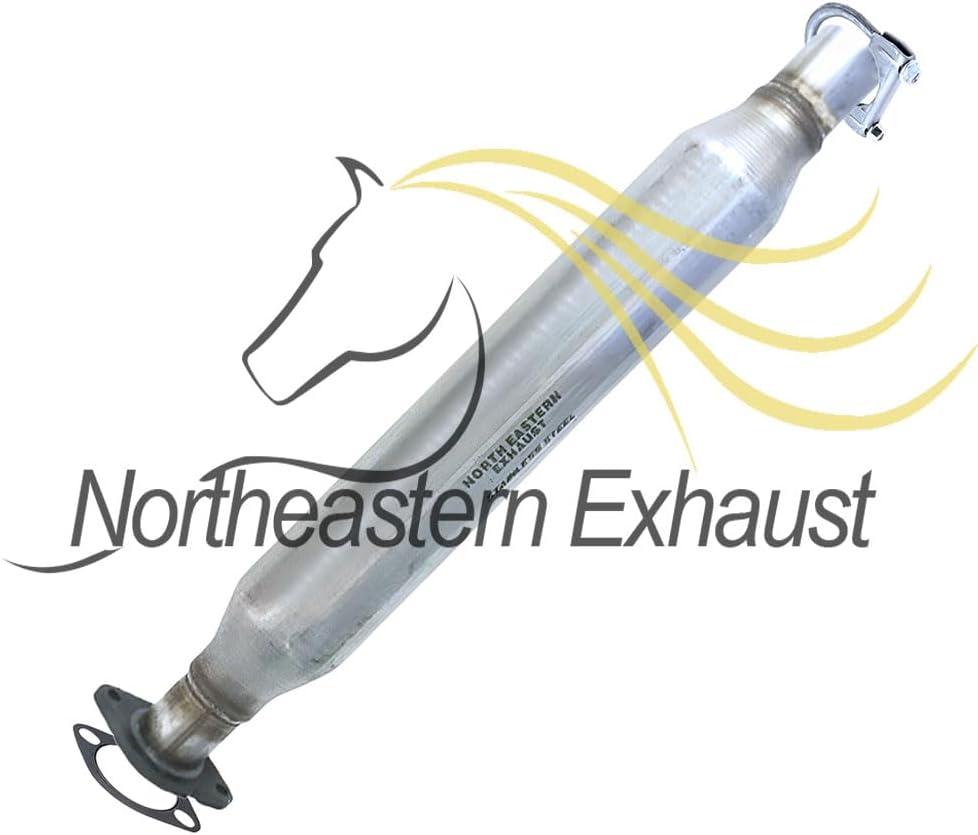 Northeastern Exhaust Stainless Steel Resonator Pipe Muffler Kit Compatible for Buick LaCrosse 2005-2009 3.8L, Automotive Replacement Part, Include Clamps and Gasket