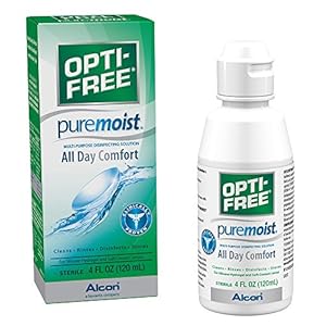 海外直送品Opti-Free Pure Moist Multi-Purpose Solutin, 4 oz by Opti-Free