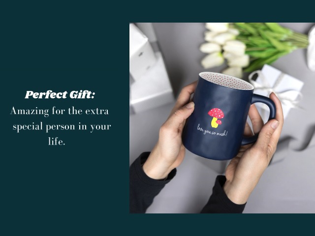 Taza de cerámica So Mush 17 oz diseño divertido miniatura 7