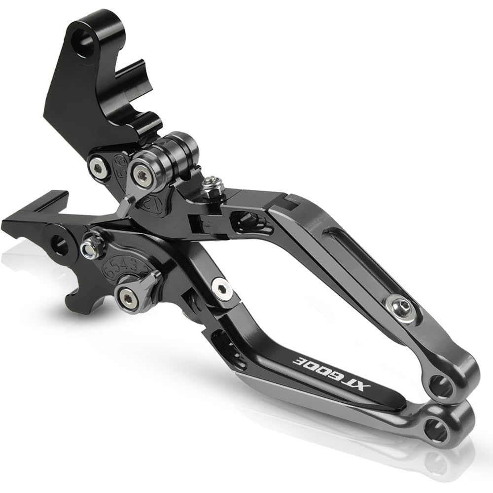 PONNYC Para Y&amaha XT 600 E XT600 E 1990-1998 1999 2000 2001 2002 2003 Palanca Embrague Freno Para Motocicleta Manija Plegable Ajustable Moto Embrague Maneta Freno (Color : 14)