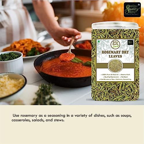 Image of Online Quality Store Rosemary Dry Leaves, 100g | Hair Growth, Rosemary Herbal Tea