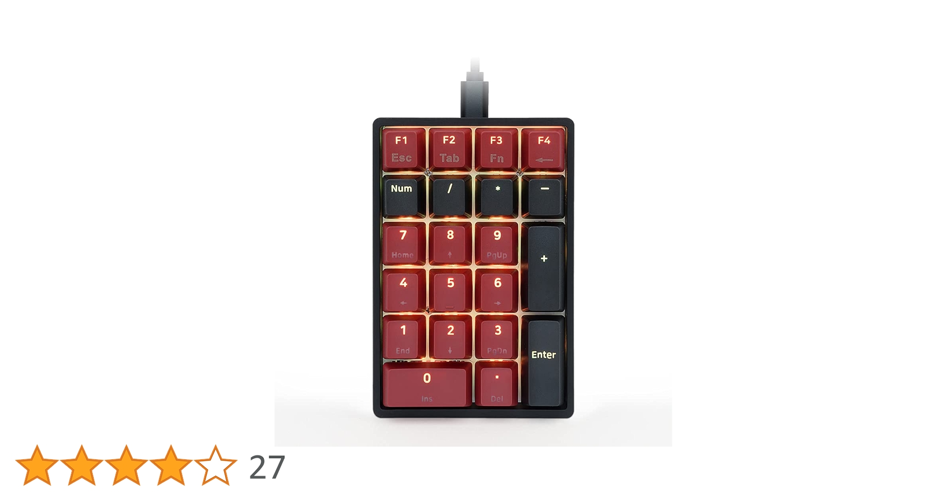 Amazon | EPOMAKER SKYLOONG SK21 Numpad PBTキーキャップ付き RGB