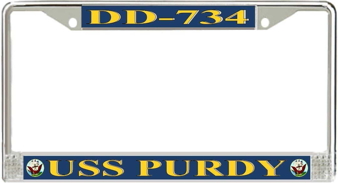 MilitaryBest USS Purdy DD-734 License Plate Frame