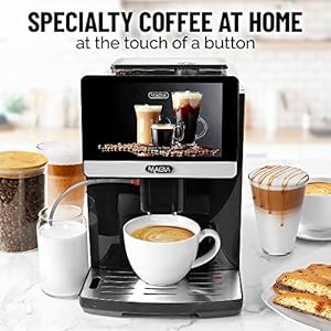 Zulay Magia Fully Automatic Espresso Machine With Grinder - 19 Customizable Coffee Options - Auto-Cleaning For Easy Maintenance - Milk-Foam System For Latte, Cappuccino, Macchiato - New Silver Zulay Magia Fully Automatic Espresso Machine With Grinder 19 Customizable Coffee Options Auto Cleaning For Easy Maintenance Milk Foam System For Latte Cappuccino Macchiato New Silver