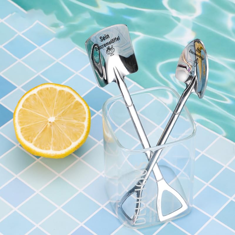 2 Cucchiai In Acciaio Inox Dorato Con Scritta 'Killer' - Regalo Per Compleanno O Anniversario - Foto 11