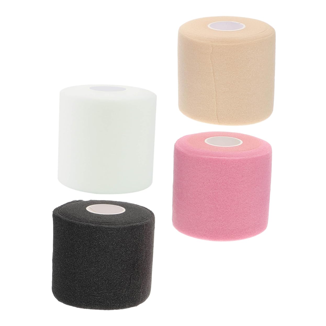 WOFASHPURET 4 Rolls Shockproof Sports Wrist Protective Tapes Skin Friendly Durable Athletic Wraps for Football Basketball Weight Lifting Yoga and Running Portable