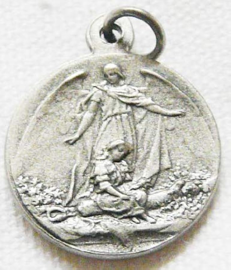 Amazon.co.jp: [DO] ドイツ製/大天使聖ラファエルと守護天使のメダイ