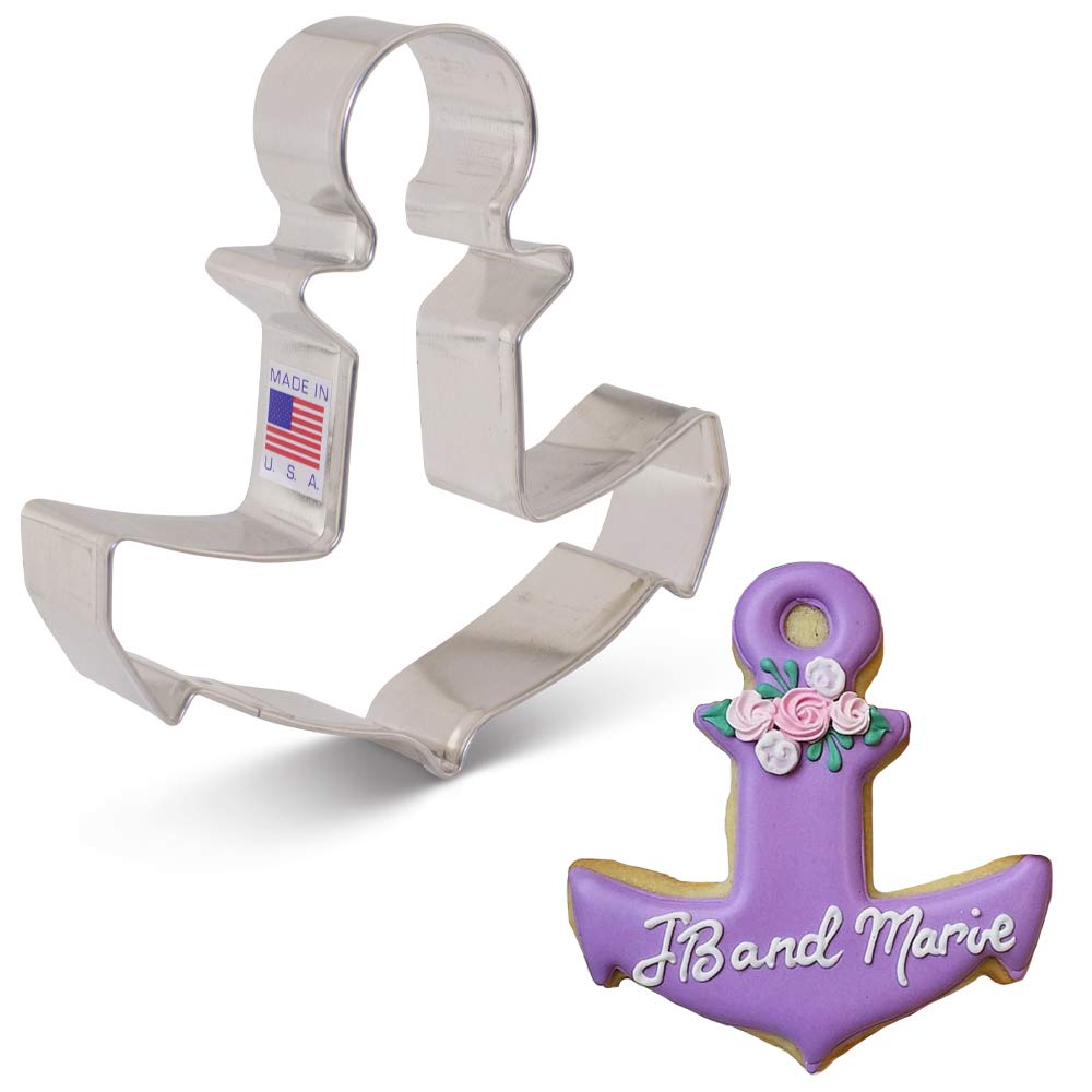 Ann Clark Cookie Cutters Anchor Cookie Cutter, 4.25"