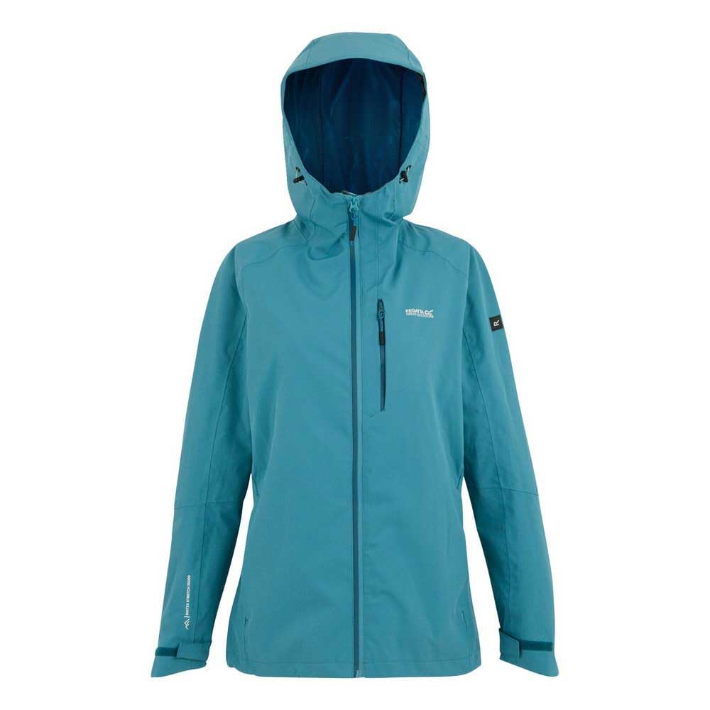 Regatta Women's Birchdale Waterproof Hooded Shell Jacket in Blue | Size: 18