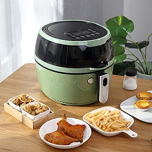 CJDM Heißluftfritteuse, Haushaltsautomatische intelligente ölfreie visuelle elektrische Fritteuse mit großer Kapazität… – Bild 3