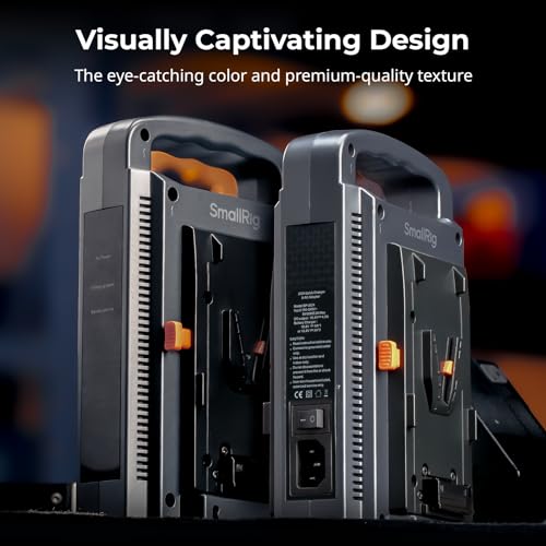 SmallRig V Mount Battery Charger, Dual Channel V-Mount Battery Charging - image 8