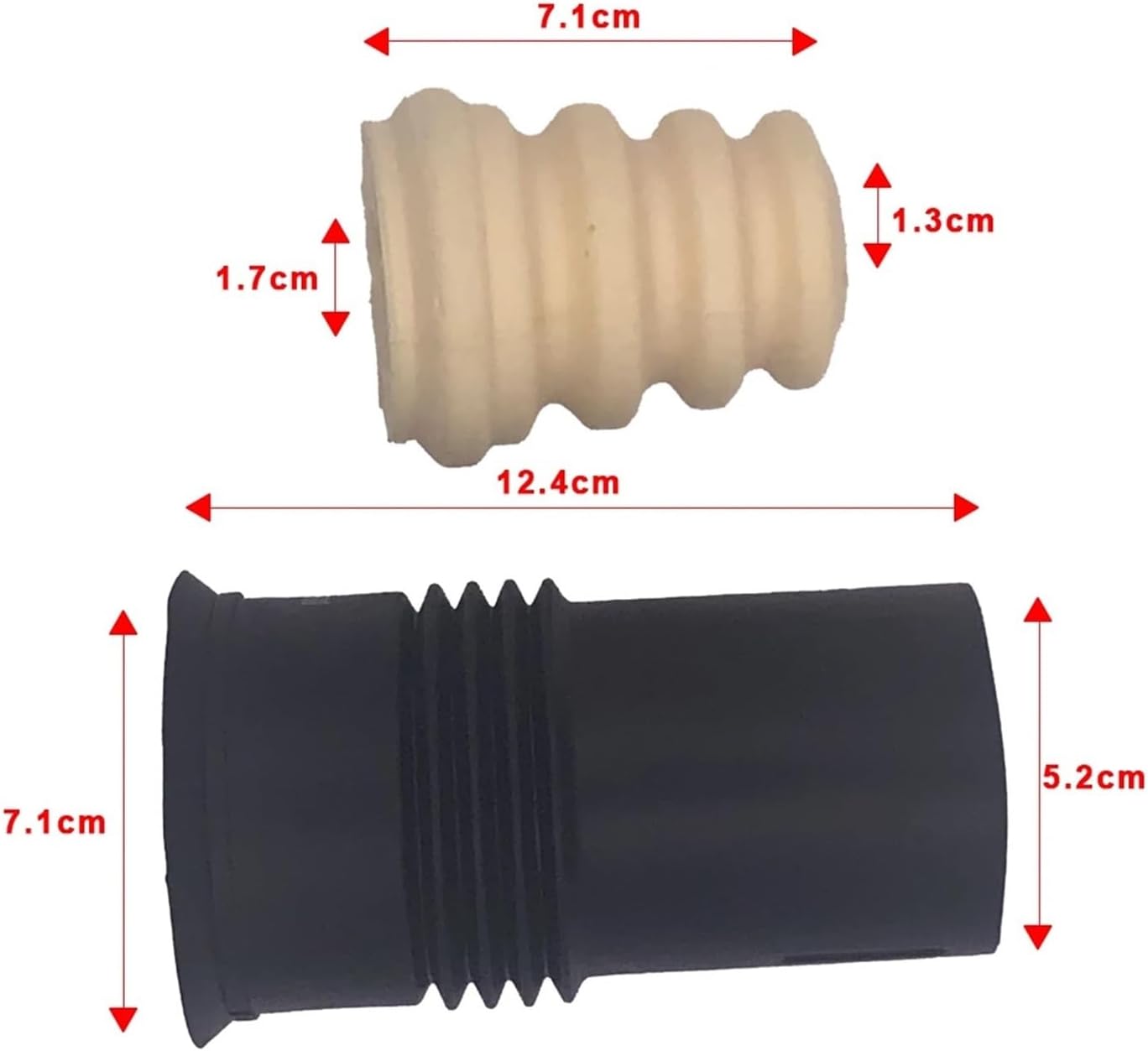 Cover Compatible with Mercedes Benz ML 300 280 320 350 450 420 CDI 4MATIC W164 500 Rear Axle Shock Absorber Strut Boot Bellow & Bushing