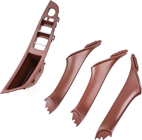 Miniatura 7 de Jaronx Juego de 7 manijas de puerta para BMW Serie 5 F10F11 reposabrazos de interruptor de ventana lateral del conductor  manija de tirador de