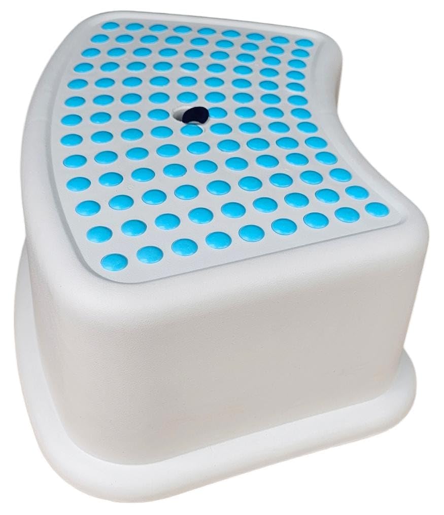 GRAZIA Multipurpose Strong Sandy Stool, Plastic & Steel Standard Size 28 * 28 CM