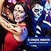 Zombie Makeup, 11 sheets Zombie Tattoos, Zombie Makeup Kit, Halloween Makeup Kit, Scar Tattoo, Fake Blood Makeup Fake Scars Cuts, Vampire Makeup, Healthy Makeup for Kids, 11 Sheets,67 pics Scars