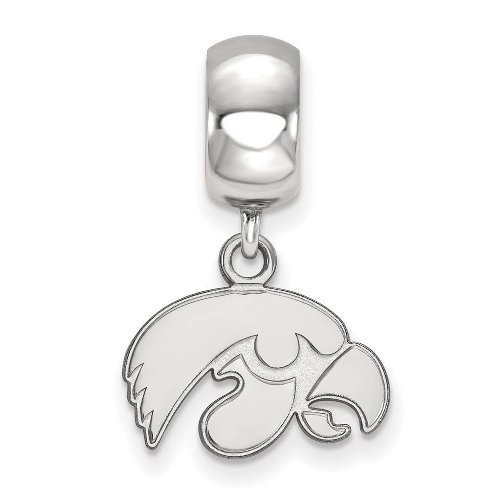 LogoArt Sterling Silver University of Iowa XS Dangle Bead Charm
