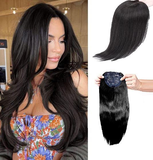 Pelo Hair Topper/Hair Crown Topper/Extension Hair Scalp Cover Hair