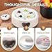 Yogurt Maker 36 Hour With Adjustable Temperature And Time Control, Yogurt Maker 36 Hour, With Lcd Display 1.2l Multi-Function Electric Yogurt Machine For Home Use, With 5 Glass Jars (A(basic))