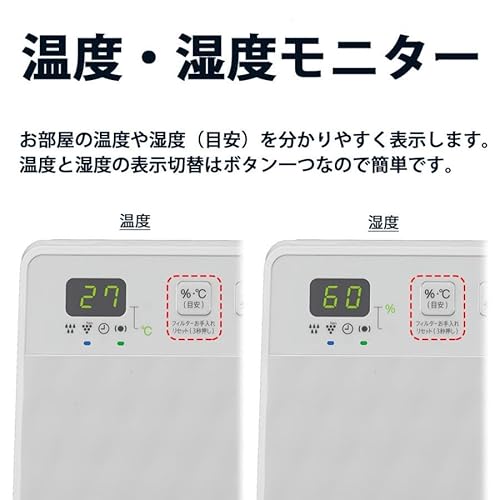 シャープ(SHARP) プラズマクラスター 加湿空気清浄機 KC-35T7 の商品画像 3