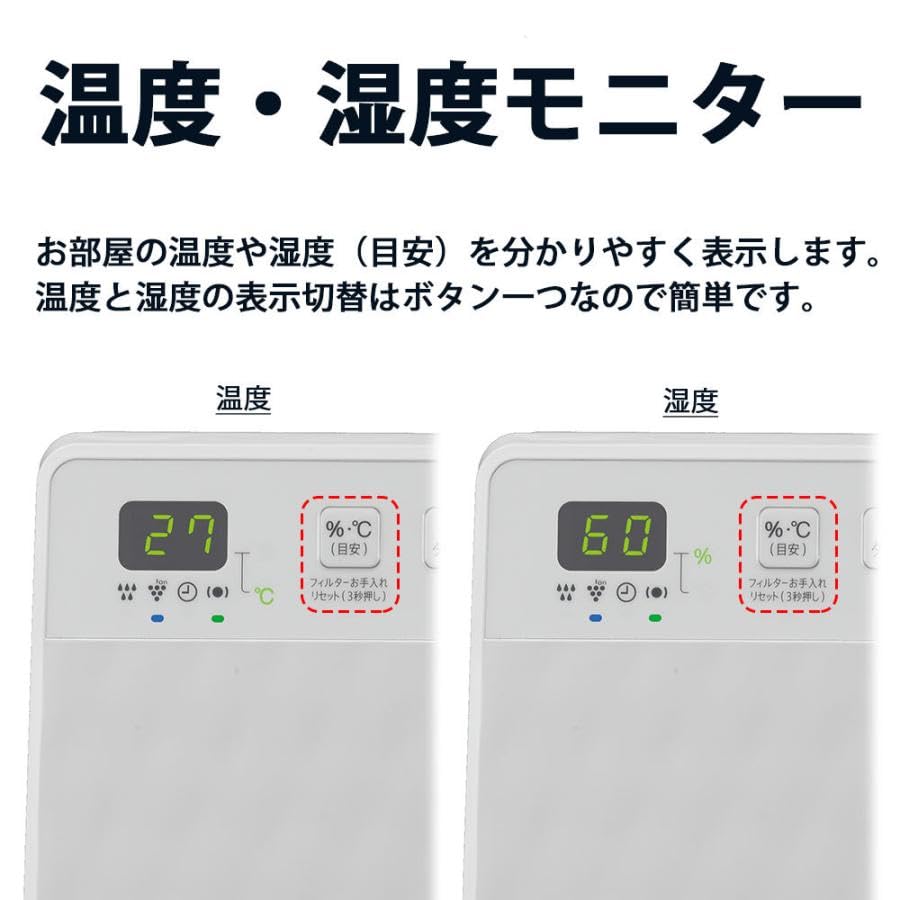 Amazon.co.jp: Sharp Plasmacluster Humidified Air Purifier KC