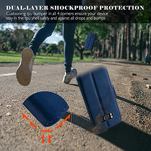 YATWIN Cover Samsung Galaxy S8 PLUS, Flip Custodia...