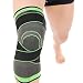 Produktbild Verstellbare Kniepolster, 3D-Weber-Kniebandage, atmungsaktiv, elastisch, für Schmerzlinderung, Meniskusrisriss, Arthritis, Kniebandage zum Laufen, Basketball-M/L/XL/2XL/3XL-Single, grün