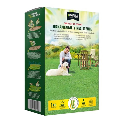 Semillas Batlle Césped Ornamental y Resistente - 1kg
