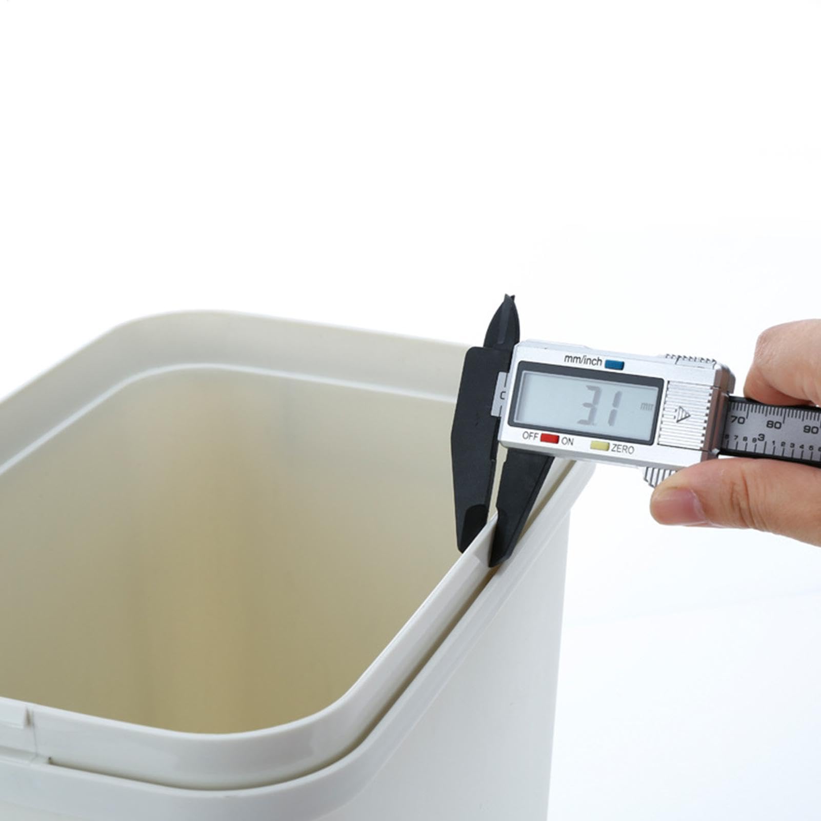 Pattumiera Con Coperchio Oscillante 10L - Design Elegante, Rosa, Per Casa E Ufficio - Foto 11