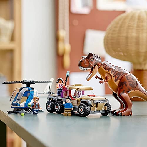 Jurassic World Carnotaurus Dinosaur Chase 76941 Building Kit; Fun Toy Playset for Creative Kids; New 2021 (240 Pieces) - Lego - Immagine 4