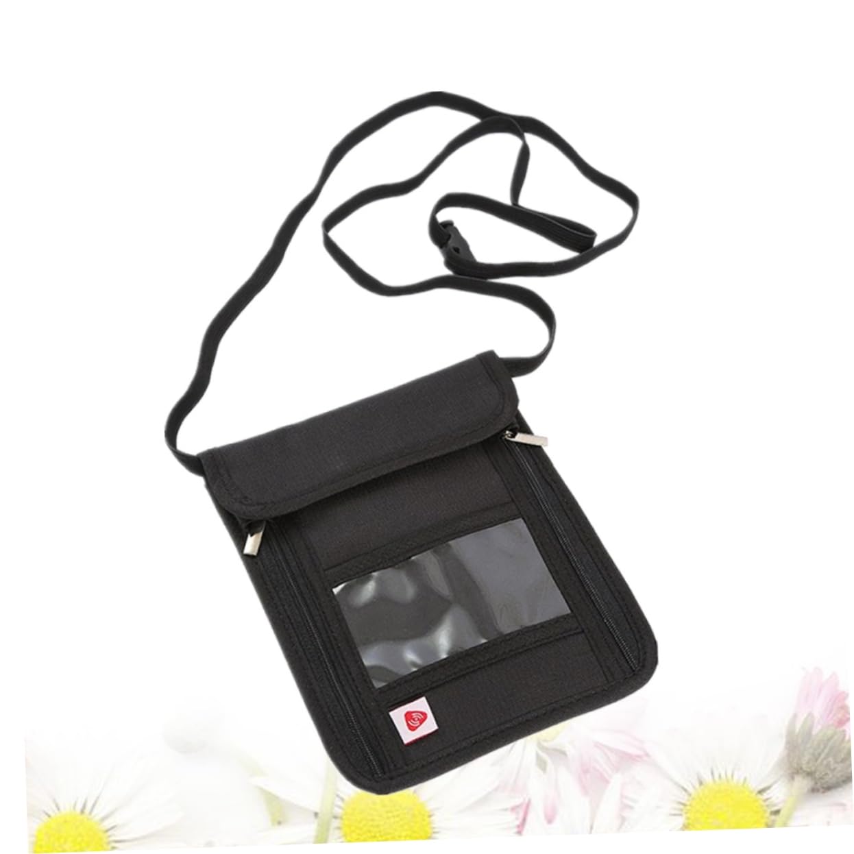 3piezas Billetera De Viaje Multifuncional RFID para Pasaporte y Documentos Portador De Cuello Negro para Organizar Dinero y Entradas