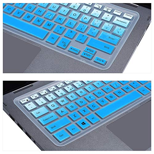 Ikammo Keyboard Cover Compatible With 13 3 Dell Inspiron 13 5368 7368 14 Dell Inspiron 54 5481 Dell Xps 15 9550 9560 9570 15 6 Dell Inspiron 15 7568 7569 I7568 I7569 5568 I5568 Ombre Blue Buy Online In El Salvador At Desertcart