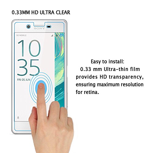 3 Pezzi Vetro Temperato Sony Xperia X, WEOFUN