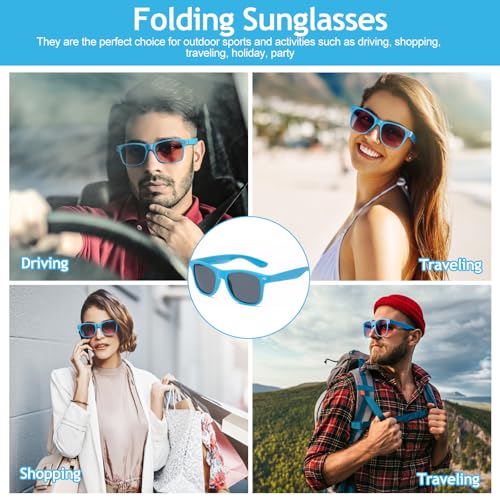 Image of Rivet Accent Round Sunglasses, Lightweight PC & Stainless Steel Frame, Sun Protection, Unisex Fashion Eyewear