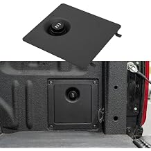 Truck Security Lock Cover Compatible with 2024 2025 Ford F150 Code Locking Security Lid Bed Storage Bin Side Cover with Code Lock for 2024 F-150 Accessories