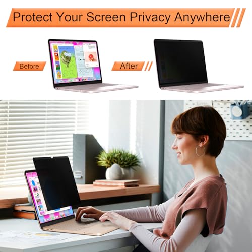 Image of Magnetic Privacy Screen for MacBook Neo 13 Inch A18 Pro 2026, Matte Removable Anti Glare Blue Light Filter