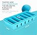 1/2 Cup Silicone Freezer Tray With Lid - Silicone Freezer Molds 2-Pack For meal prep & freezing of various sauces and other dishes, makes 12 perfect 1/2 cup portions cubes,oven and dishwasher safe