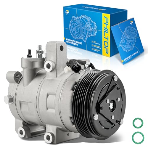 Image of PHILTOP FR3Z19703J Air Conditioner AC Compressor with Clutch for Ford Mustang 2016-2022 5.2L, 2011-2017 5.0L