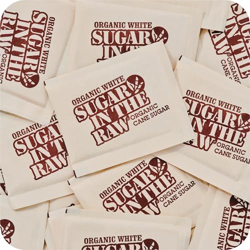 Image of Organic White Sugar In The Raw, 250 Count (Pack of 2)